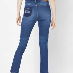 SPYKAR Women Blue Skinny Fit High-Rise Light Fade Jeans image 3