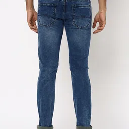 Mufti Men Slim Fit Light Fade Stretchable Clean Look Jeans image 2