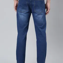 Mast & Harbour Men Relaxed Fit Light Fade Stretchable Jeans image 3