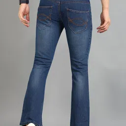 Urbano Fashion Men Bootcut Light Fade Clean Look Stretchable Jeans image 2