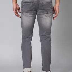 RJ Denim Men Slim Fit Heavy Fade Stretchable Jeans image 3