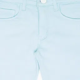 Crimsoune Club Girls Blue Slim Fit Clean Look Stretchable Jeans image 3