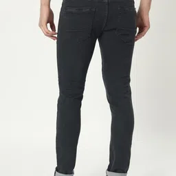 AngelFab Men Jean Skinny Fit Clean Look Cotton Jeans image 3