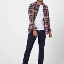 Jack & Jones Men Blue Low-Rise Mildly Distressed Jeans image 4