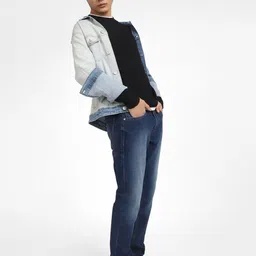 Jack & Jones Men Blue Slim Fit Low-Rise Light Fade Jeans image 4