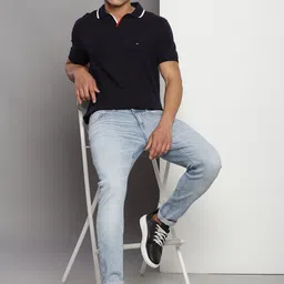 Tommy Hilfiger Men Tapered Fit Cotton Heavy Fade Jeans image 3