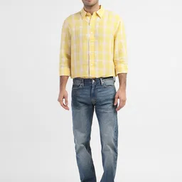 Levis Men Straight Fit Clean Look Light Fade Jeans image 4