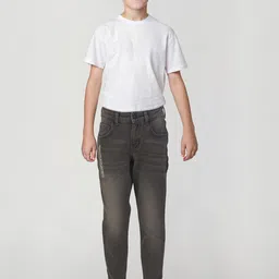 Gini and Jony Boys Clean Look Mid-Rise Light Fade Cotton Jeans image 3