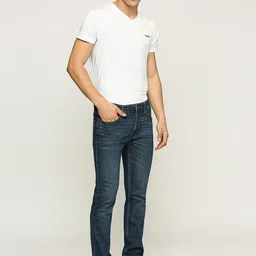 Pepe Jeans Men Slim Fit Light Fade Stretchable Clean Look Jeans image 2
