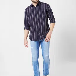 SPYKAR Men Low Distress Heavy Fade Stretchable Jeans image 3