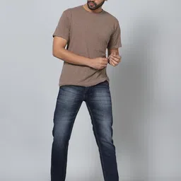 RJ Denim Men Slim Fit Heavy Fade Stretchable Jeans image 4