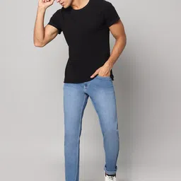 HJ HASASI Men Light Fade Stretchable Jeans image 5