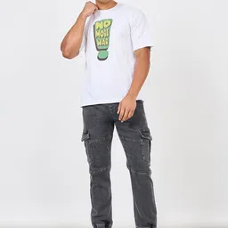 Styli Men Slim Premium Stretch Denim Cargo Jog Jeans image 2