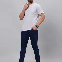 HJ HASASI Men Relaxed Fit Stretchable Cotton Jeans image 4