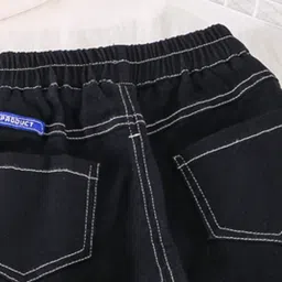 StyleCast Boys Black Relaxed Fit Clean Look Stretchable Jeans image 2