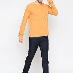 Basics Men Navy Blue Solid Slim Fit Clean Look Stretchable Jeans image 4