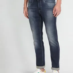 U.S. Polo Assn. Denim Co. Men Blue Slim Fit Heavy Fade Jeans image 5