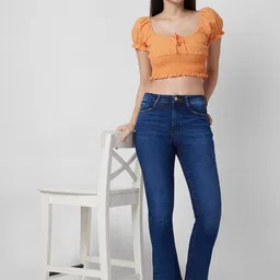 SPYKAR Women Bootcut Light Fade Jeans image 2