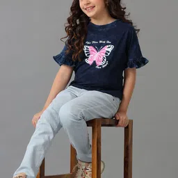 UNDER FOURTEEN ONLY Girls Slim Fit Jeans image 5
