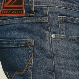 Pepe Jeans Men Slim Fit Light Fade Stretchable Clean Look Jeans image 5