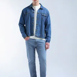 Flying Machine Men Slim Fit Light Fade Stretchable Jeans image 4