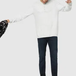 Celio Men Navy Blue Light Fade Stretchable Cotton  Jeans image 3