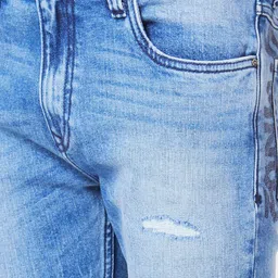 SPYKAR Men Low Distress Heavy Fade Stretchable Jeans image 2