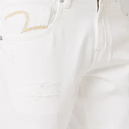 SPYKAR Men Slim Fit Mildly Distressed Cotton Jeans image 3