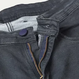 AngelFab Men Jean Skinny Fit Clean Look Cotton Jeans image 2