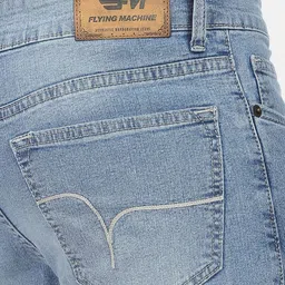 Flying Machine Men Slim Fit Mid-Rise Light Fade Clean Look Jeans image 3