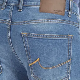 AD By Arvind Men Mid-Rise Skinny Fit Light Fade Stretchable Jeans image 2