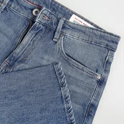 Flying Machine Men Straight Fit Heavy Fade Stretchable Jeans image 5