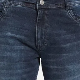 Octave Men Straight Fit Clean Look Light Fade Stretchable Jeans image 2