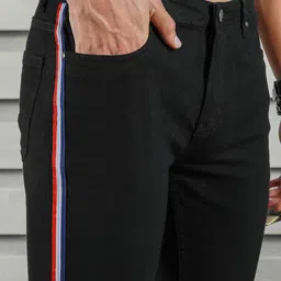 High Star Men Mid-Rise Clean Look Cotton Jeans image 2