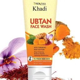 DRONTIKA Ubtan Herbal Face Wash with Turmeric & Rose - 100 ml-picture-38