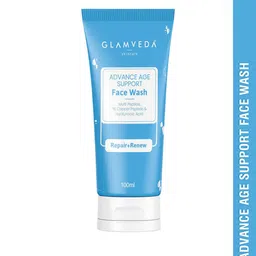 GLAMVEDA Advance Age Support Face Wash with Copper Peptide & Hyaluronic Acid - 100 ml image 2