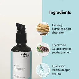 Suhi & Sego Dew Face Gel Cleanser with Ginseng & Hyaluronic Acid - 100 ml image 2