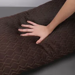 la verne QUILTED Microfibre Solid Sleeping Pillow Pack of 2 image 2