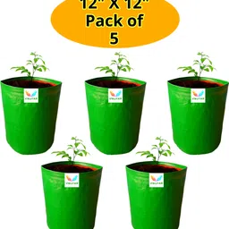 vinuyar Terrace gardening grow bag 12x12 Inches - Pack of 5 Grow Bag-picture-20
