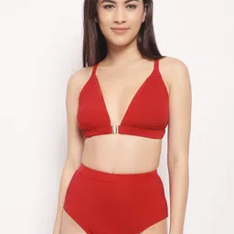 aoba EROTISSCH Shoulder Straps Solid Bikini Set-picture-32