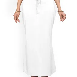 Saree mall White Stretchable Saree Shapewear-picture-32
