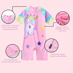 SYGA Kids Unicorn Printed Legsuit image 3
