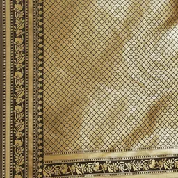 Saree mall Black & Golden Woven Design Banarasi Saree image 4