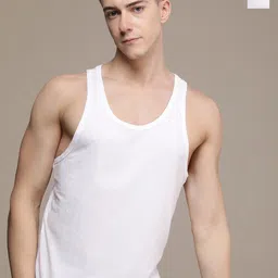 Calvin Klein Underwear Pack of 2 Solid Basic Innerwear Vest-image-35