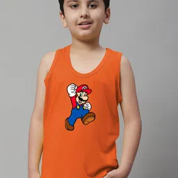 Friskers Boys Mario Printed Pure Cotton Innerwear Vests 5KDC589-08-2-3Y-picture-58