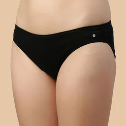 Enamor Pack Of 5 Cotton Classic Antimicrobial & Stain Release Finish Bikini Briefs image 2