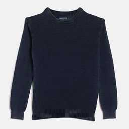 Crimsoune Club Boys Navy Blue Pure Cotton Pullover-picture-46