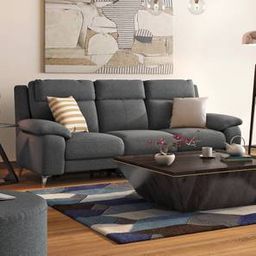 urban ladder Emila Fabric Three Seater Motorized Recliner in Grey-picture-34