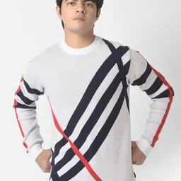 Crimsoune Club Boys Striped Pullover-image-46