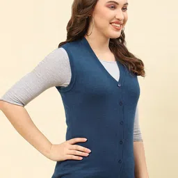 Monte Carlo V-Neck Sleeveless Cardigan image 3